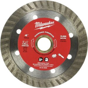 Milwaukee 49-93-8006 4" Diamond Premium Turbo