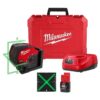 3622-21 M12 Green Cross Line and Plumb Points Laser Kit 3622-21 M12 Green Cross Line and Plumb Points Laser Kit
