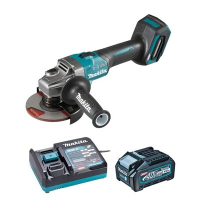 Makita GA005GM102 XGT 40V 4.0 Ah Max Brushless 5" Angle Grinder Kit