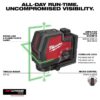 Milwaukee 3522-21 USB Rechargeable Green Cross Line and Plumb Points Laser (1) Milwaukee 3522-21 USB Rechargeable Green Cross Line and Plumb Points Laser