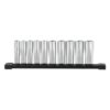 Milwaukee 48-22-9505 3/8" Drive Metric Deep Well Socket Set 10-Piece