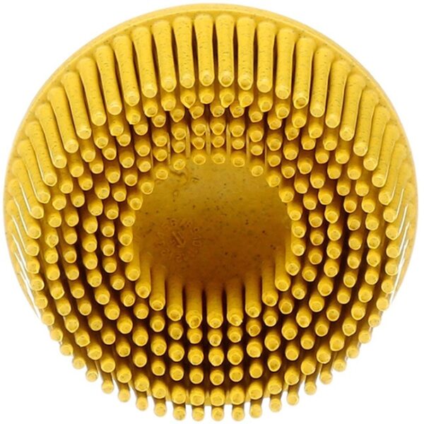 3M 07525 Roloc 2" x 5/8" Tapered Medium Grade 80 Bristle Disc