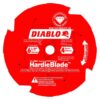 Diablo D0604DH HARDIEBLADE 6‑1/2" x 4T Saw Blade for Fiber Cement