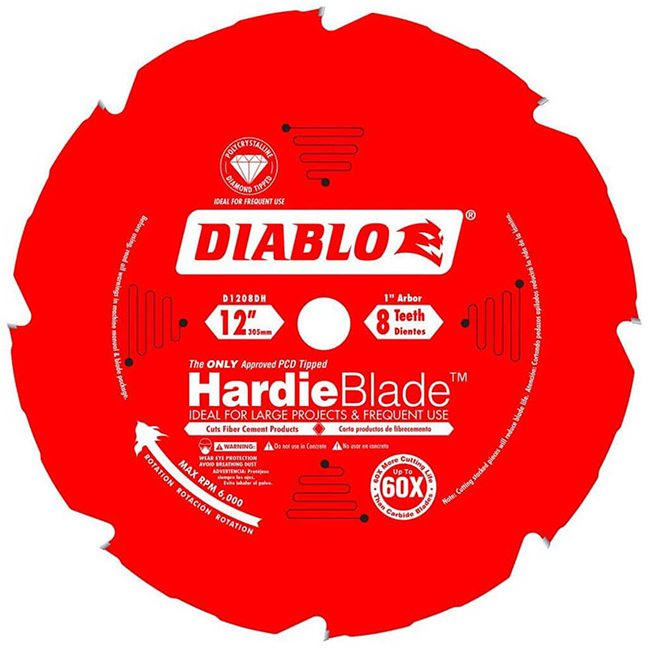 Freud D1208DHC DIABLO Fiber Cement Circular Saw Blade