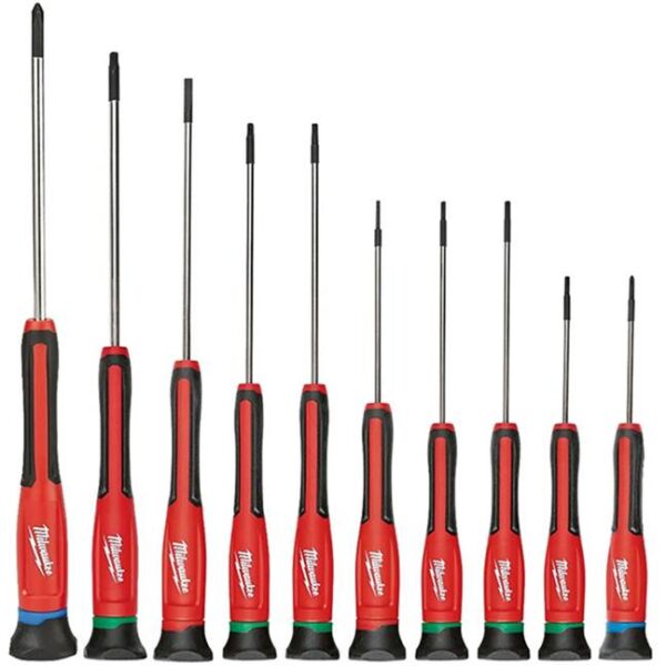 Milwaukee 48-22-2612 10pc Precision Screwdriver Set Milwaukee 48-22-2612 10-Piece Precision Screwdriver Set
