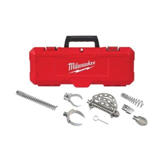 Milwaukee 48-53-2685 Small Drain Line Attachment Kit | 2-Inch To 3-Inch | 5 Piece Set
