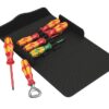 Wera 136018 Kraftform 100 iS/7 Set 3 Insulated Slim Screwdriver Set