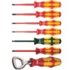 Wera 136018 Kraftform 100 iS/7 Set 3 Insulated Slim Screwdriver Set