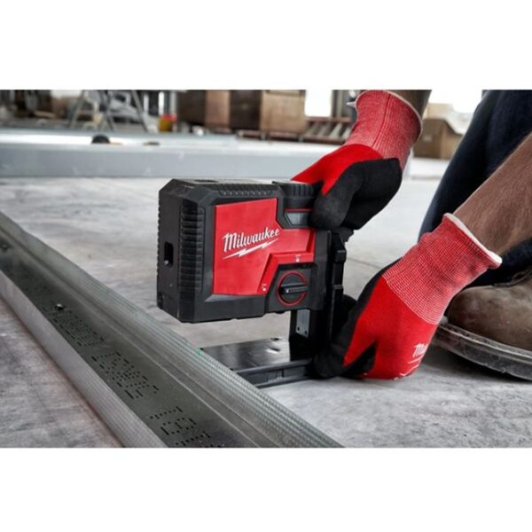 Milwaukee 3510-21 USB Rechargeable Green 3-Point Laser