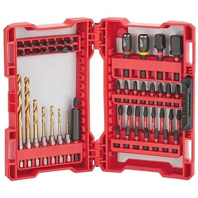 Milwaukee 48-32-4013 SHOCKWAVE Impact Drill and Driver Set 50-Piece