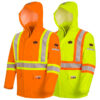 Pioneer Hi-Viz FR/ARC Waterproof Safety Rain Jackets