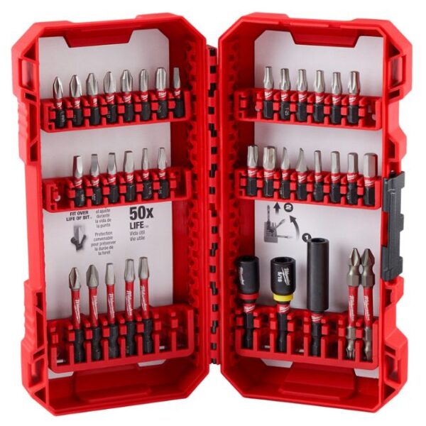 Milwaukee 48-32-4013 SHOCKWAVE IMPACT DUTY Drill and Driver Bit Set 50-Piece