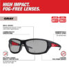 Milwaukee 48-73-2125 Performance Anti-Fog  Safety Glasses-I/O