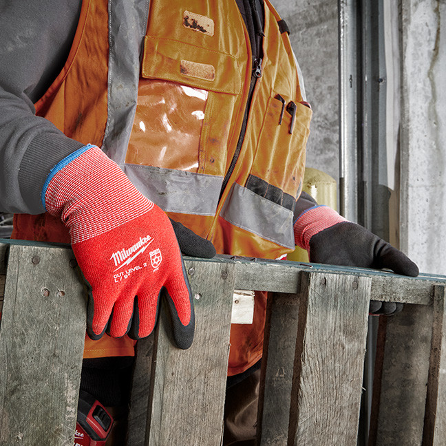 Milwaukee Cut Resistant Winter Dipped Gloves BC Fasteners & Tools