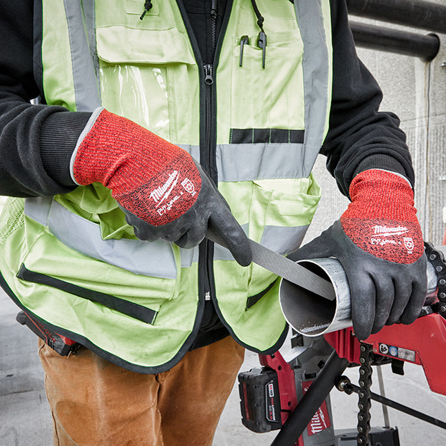 Milwaukee Cut Resistant Winter Dipped Gloves BC Fasteners & Tools