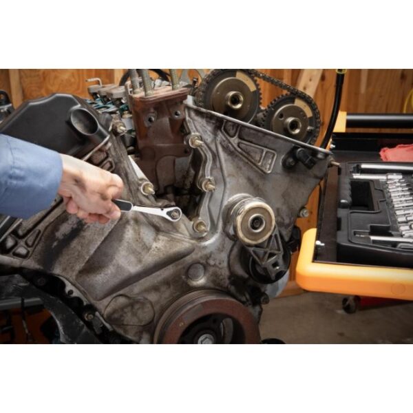 GearWrench 8946 PASS-THRU 1/4" and 3/8" Drive 6-Point SAE/Metric Tool Set 46-Piece