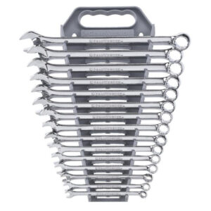 81902 Metric Long Pattern Combination Wrench Set 15-Piece
