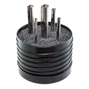 Drillco 710A5 Straight Flute Solid Carbide Drill Set 5-Piece