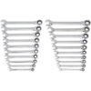 GearWrench 35720-06 SAE/Metric Ratcheting Combination Wrench Set 20-Piece