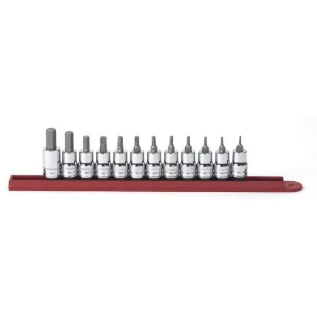 GearWrench 80581 3/8" Drive Hex Bit SAE Socket Set 12-Piece