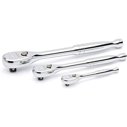 GearWrench 81206P Full Polish Mixed Ratchet 3PC