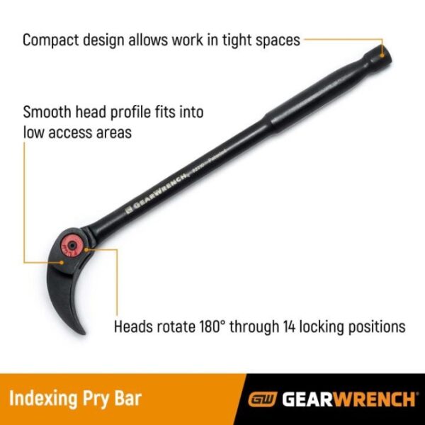 GearWrench 82216 16" Indexing Pry Bar