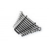 GearWrench 86758 90-Tooth 12-Point Flex Head SAE Ratcheting Combination Wrench Set 10-Piece