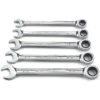 GearWrench 93005 12 Point SAE Ratcheting Combination Wrench Set 5-Piece