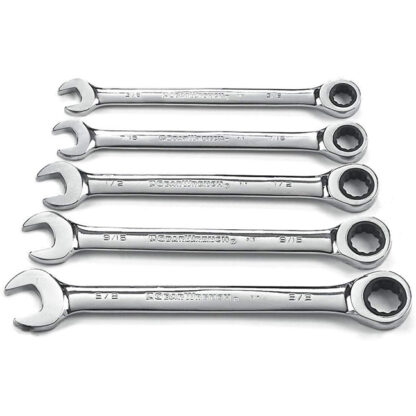 GearWrench 93005 5PC 12Pt Ratcheting Combination Wrench Set