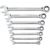 GearWrench 9317 SAE Ratcheting Combination Wrench Set 7-Piece