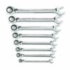 GearWrench 9533N 12 Point SAE Reversible Ratcheting Combination Wrench Set 8-Piece