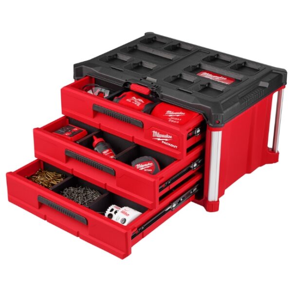 Milwaukee 48-22-8443 PACKOUT 3-Drawer Tool Box