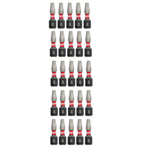 Milwaukee 48-32-4122 SHOCKWAVE™ Impact SQ2 X 1” Square Bits 25-Pack