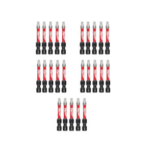 Milwaukee 48-32-4173 SHOCKWAVE Impact SQ3 X 2” Square Bits 25-Pack
