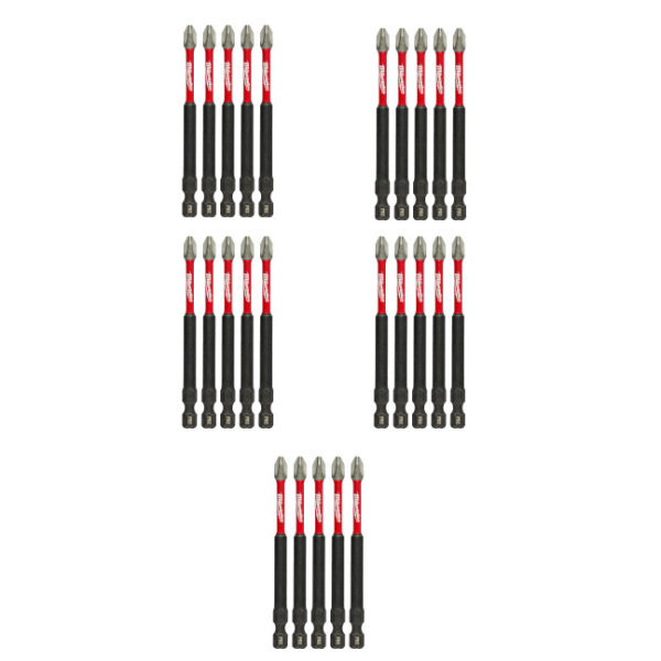 Milwaukee 48-32-4191 SHOCKWAVE Impact PH2 x 3-1/2" Phillips Bit 25-Pack