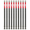 Milwaukee 48-32-4216 SHOCKWAVE Impact SQ3 X 6” Square Bits 10-Pack