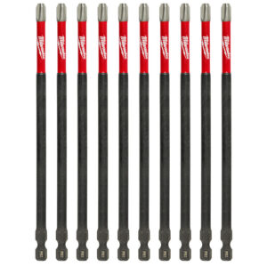 Milwaukee 48-32-4216 SHOCKWAVE Impact SQ3 X 6” Square Bits 10-Pack