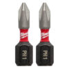 Milwaukee 48-32-4411 SHOCKWAVE Impact PH1 x 1" Phillips Bit 2-Pack