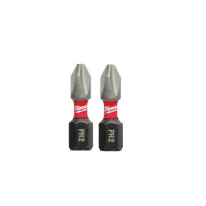 Milwaukee 48-32-4412 SHOCKWAVE™ Impact PH2 x 1" Phillips Bit 2-Pack