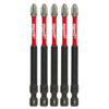 Milwaukee 48-32-4564 SHOCKWAVE™ Impact PH2 x 3-1/2" Phillips Bit 5-Pack