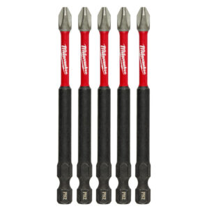 Milwaukee 48-32-4564 SHOCKWAVE™ Impact PH2 x 3-1/2" Phillips Bit 5-Pack
