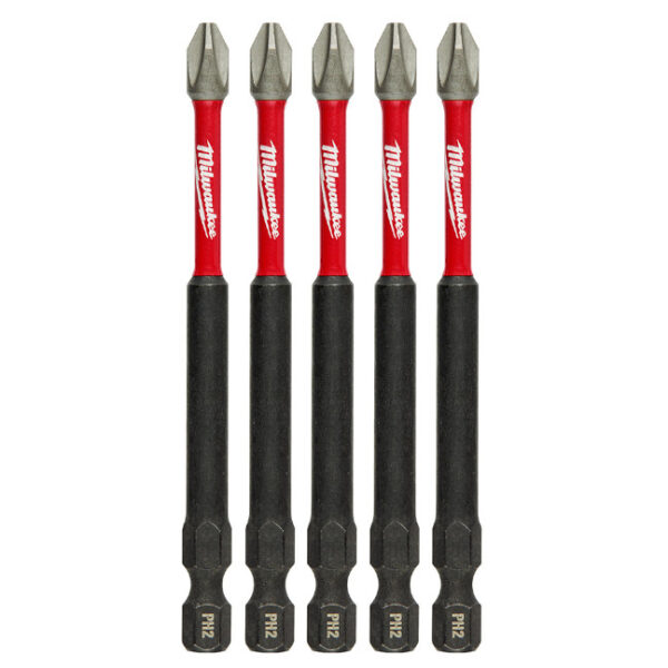 Milwaukee 48-32-4564 SHOCKWAVE™ Impact PH2 x 3-1/2" Phillips Bit 5-Pack