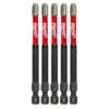 Milwaukee 48-32-4566 SHOCKWAVE™ Impact PH3 x 3-1/2" Phillips Bit 5-Pack