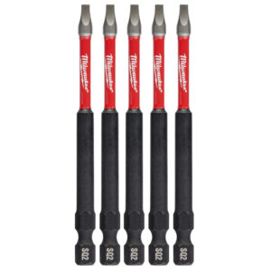 Milwaukee 48-32-4574 SHOCKWAVE™ Impact SQ2 x 3-1/2” Square Bits 5-Pack