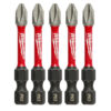 Milwaukee 48-32-4602 SHOCKWAVE™ Impact PH2 x 2" Phillips Bit 5-Pack