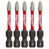 Milwaukee 48-32-4638 SHOCKWAVE Impact PH1 x 2" Phillips Bit 5-Pack
