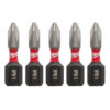 Milwaukee 48-32-4661 SHOCKWAVE Impact PH1 x 1" Phillips Bit 5-Pack