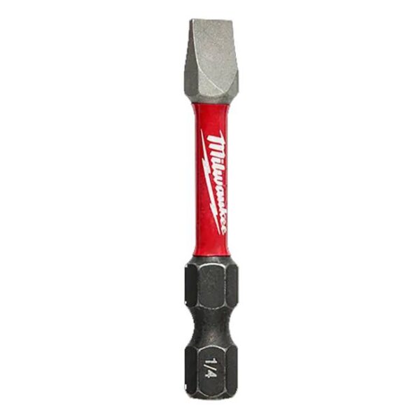 Milwaukee 48-32-4918 SHOCKWAVE Impact SL1/4" #10 x 2" Slotted Bit