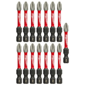 Milwaukee 48-32-5004 SHOCKWAVE Impact PH2 x 2" Phillips Bit 15-Pack