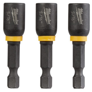 Milwaukee 49-66-4523 SHOCKWAVE Impact 5/16" x 1-7/8" Magnetic Nut Driver 3-Pack